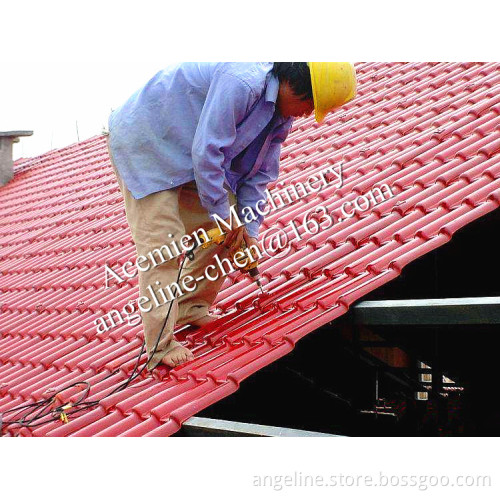 Easy installation new roofing sheet production line